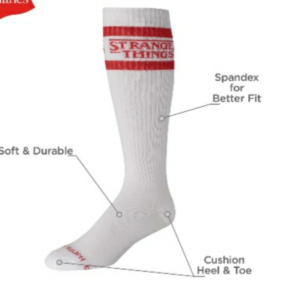 Netflix Stranger things 4 pack over the calf socks NWT - Picture 4 of 4